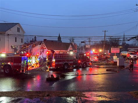 Bridgeport firefighters extinguish blaze behind store