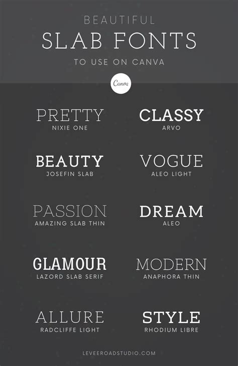 Best Serif Fonts On Canva Part 1 Artofit