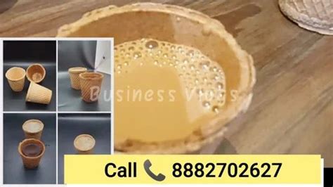 Delhi Machinery Chocolate Edible Biscuit Tea Cup Packaging Type Box