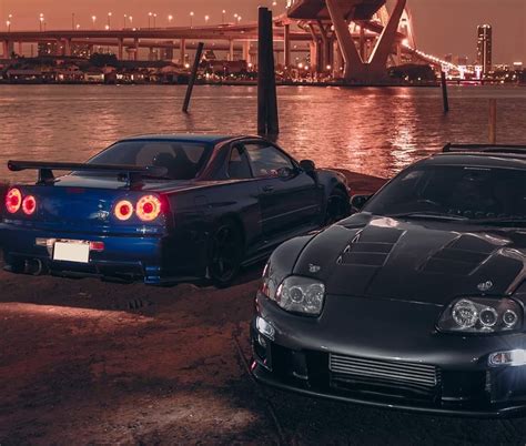 Nissan Skyline Gtr R34 Vs Toyota Supra Mk4 Clash Of 46 Off