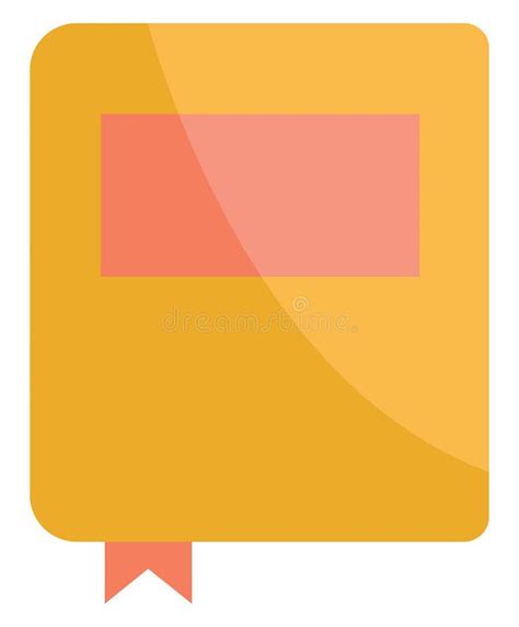 Yellow Book Icon Stock Vector Illustration Of Brochure 261075966