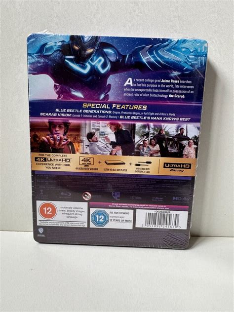 Blue Beetle Steelbook K Ultra Hd Blu Ray New Sealed Ebay