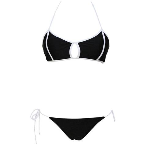 Black Bikini White Trim At Ann Sexton Blog