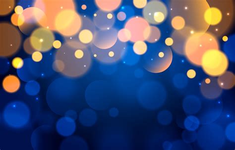 Blurred Bokeh Light On Dark Blue Background 6878957 Vector Art At Vecteezy