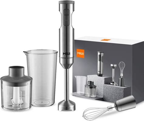 Miui Hand Immersion Blender Powerful W In Speed Immersion