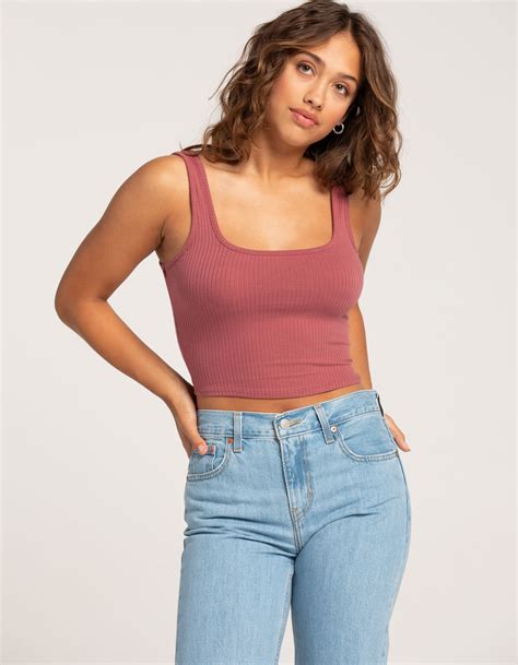 Women S Square Neck Tank Tillys