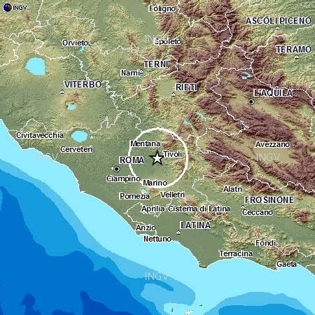 Nuova Scossa Di Terremoto Avvertita A Roma Nel Pomeriggio Epicentro