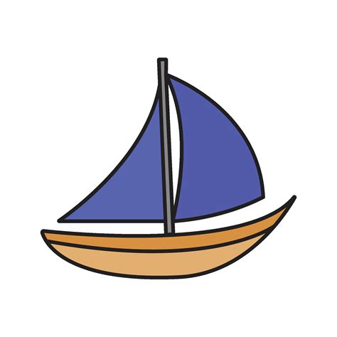 sailboat icon logo 45691862 Vector Art at Vecteezy