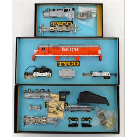 Sold At Auction Three Nos Tyco Ho Locomotive Kits In Obs