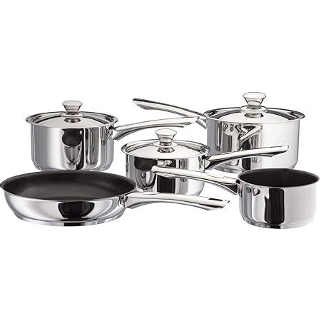 Judge Vista Jjc A Stainless Steel Set Of Pans Piece Set Cm Saute