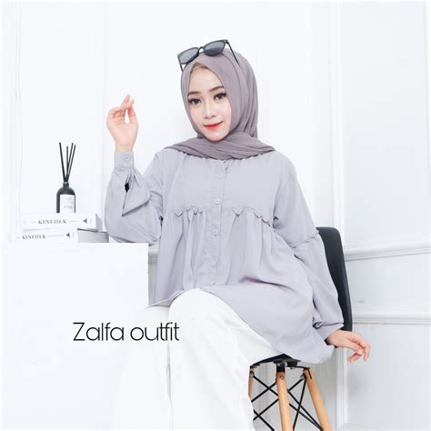 Spill Racun OOTD On Twitter AMIRA BLOUSE By ZALFA OUTFIT Blouse