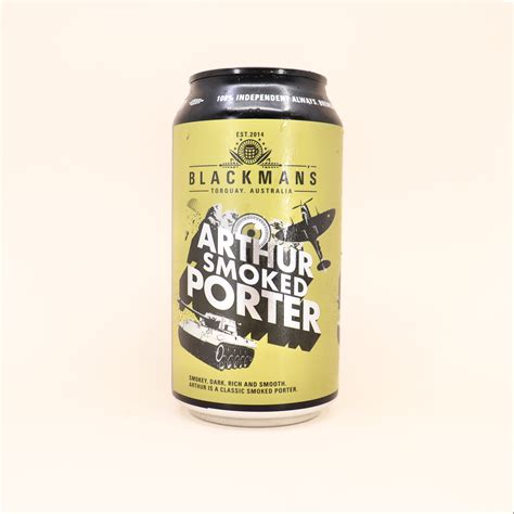 Blackmans Arthur Smoked Porter Can 375ml Beermash