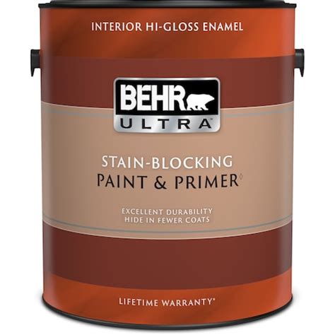 Behr Premium Plus Interior Semi Gloss Enamel Paint And Primer Ultra