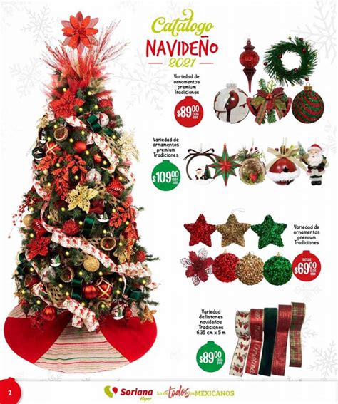 Folleto Soriana Ofertas Árboles de Navidad 2021