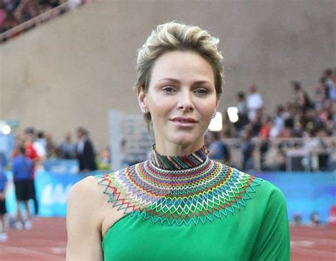 Princess Charlene Of Monaco Traded Her Tiara For A Strapless Silver