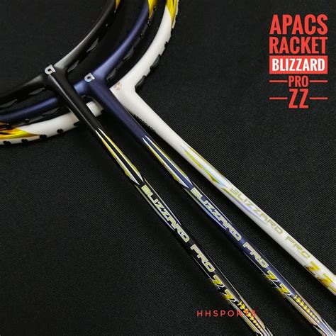 Apacs Racket Blizzard Pro Zz Original Free String Grip Bag