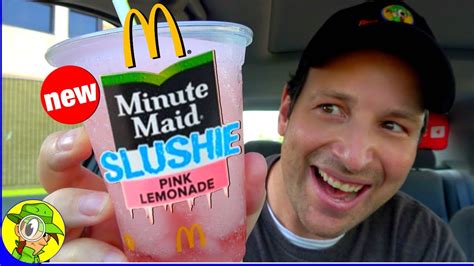 McDonald's® | Minute Maid® PINK LEMONADE SLUSHIE Review 🍋🧊🥤 | Peep THIS Out! 😋 - YouTube