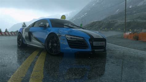 Audi R Forza Motorsport Mountains Reflection Road Scratches