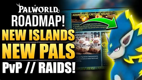 Palworld Update New Pals Islands Raid Bosses Pvp YouTube