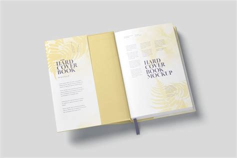 Hardcover Book Dust Jacket Mockups Creative Photoshop Templates