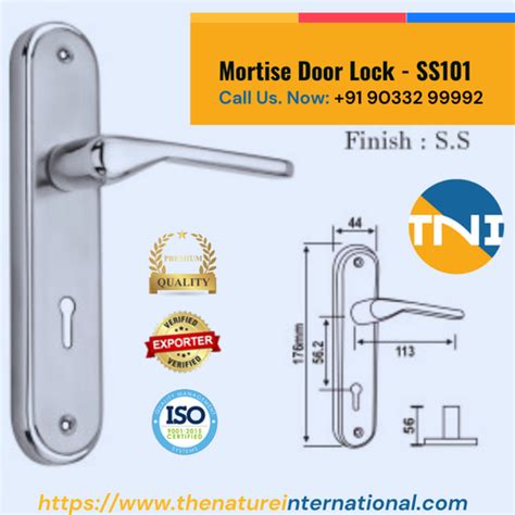 Tni Stainless Steel Mortise Door Handle For Home At Rs 999piece In Rajkot