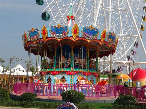 Double Decker Carousel For Sale Popular Rides For Park Project