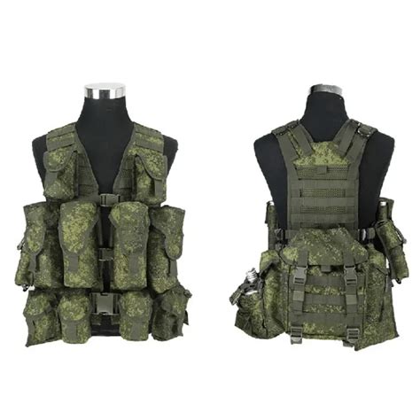 Russian 6sh117 EMR Full Sets Tactical Vest Combat Equipment MOLLE Bags