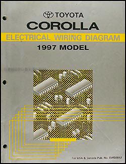 1997 Toyota Corolla Wiring Diagram Manual Original