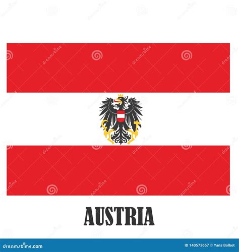 Austria Symbols: National Coat of Arms and Flag Stock Vector ...