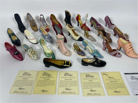 Just Added Large Collection Of Miniature Shoes Figurines Just The