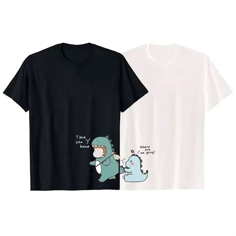 Jual Baju Couple Take You Kaos Dino Tshirt Distro Shopee Indonesia