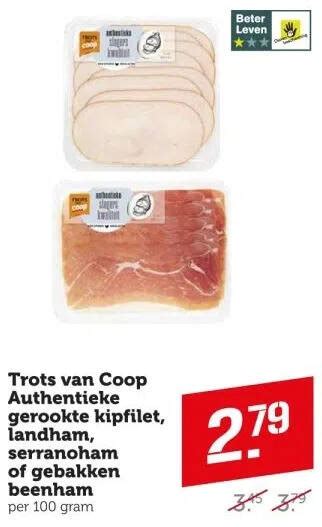 Trots Van Coop Authentieke Gerookte Kipfilet Landham Serranoham Of