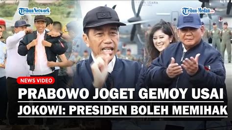 Prabowo Joget Gemoy Usai Jokowi Akui Presiden Boleh Kampanye Boleh