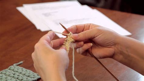 Open Chain Stitch Tutorial Advanced Knitting Stitches Youtube