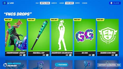 Fortnite Item Shop LIMITED TIME FNCS CHAMPIONSHIP JONESY March 1st