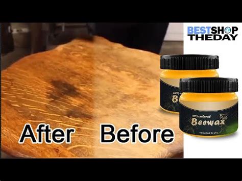 100 Organic Wood Restoration Beeswax YouTube