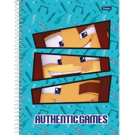 Caderno C D Materia Authentic Games Folhas Foroni Papellotti