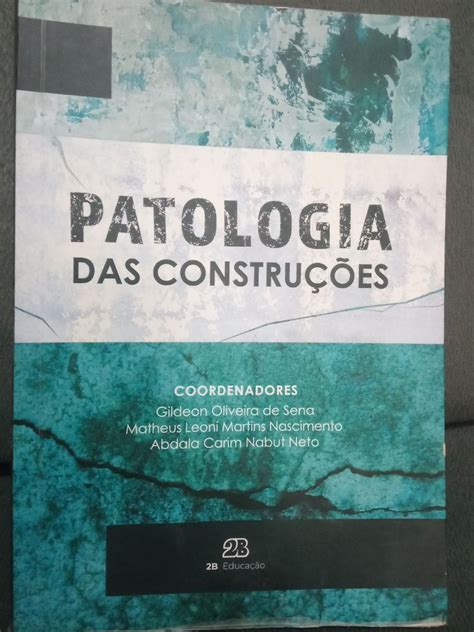 Patologia Das Constru Es Livro Patologia Das Constru Es Usado