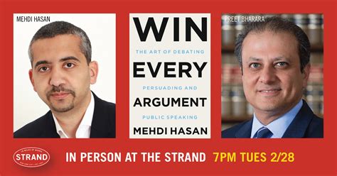 Feb 28 Mehdi Hasan Preet Bharara Win Every Argument New York