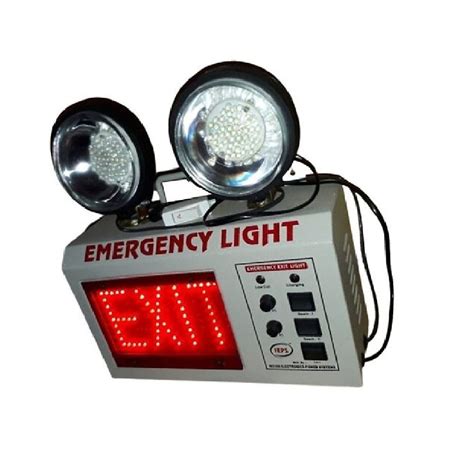 Gray Industrial Emergency Exit Lights Cabinet Mild Steel 33 02 X 16