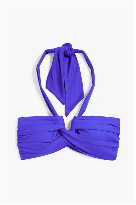 Seafolly Ruched Twisted Bikini Top The Outnet