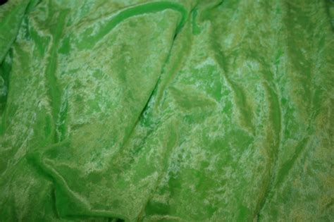 Neon Green Crushed Velvet Vandella Costumes