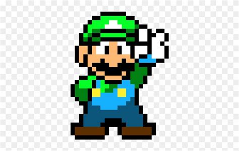 Pixel Art Grid Luigi - Pixel Art Grid Gallery