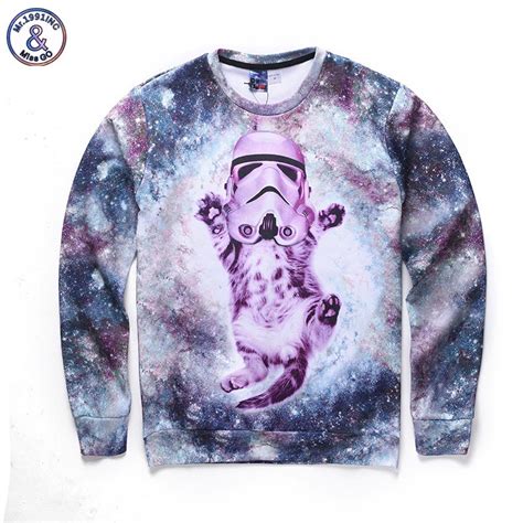 Mr1991inc Nnew Fashion Menwomen Casual Space Galaxy Hoodies Funny