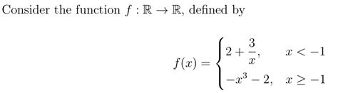 Answered Consider The Function F R R Bartleby