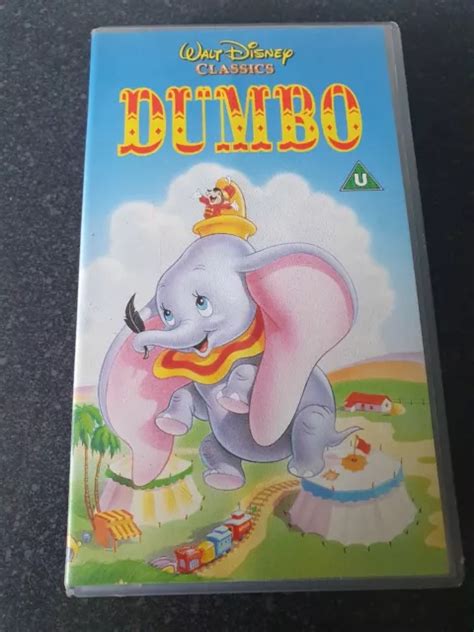 Dumbo Walt Disney Classic Animated Video Vhs Pal Film