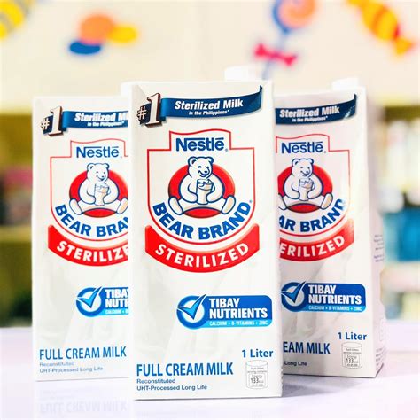 Bear Brand Sterilized Full Cream Milk 1L Shopee Philippines