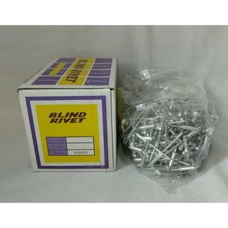 Blind Rivets Per Box 1 8 X3 4 1 8 X 1 2 5 32 X 3 4 5 32 X 1 2 3