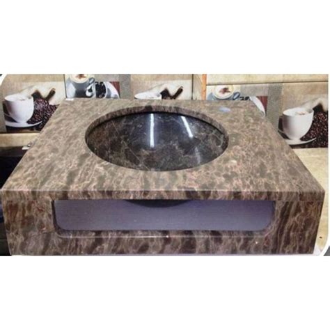 San George Design Real Stone Marbel Wash Basin Brown price in Egypt ...