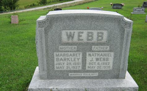 Margaret Maggie Barkley Webb 1851 1927 Homenaje De Find A Grave